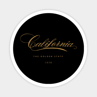 California Calligraphic Lettering Magnet